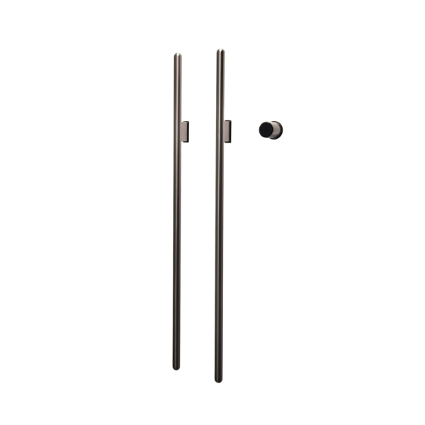 AA509 Vertical Heated Towel Rack | 2 Rods | Build-In Modular | Chinese Style | For Drying Bath Towels And Bathrobes