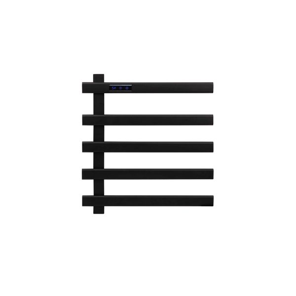 AB311 Narrow Horizontal Heated Towel Rail - Towel Warmer | Plug In Electric Towel rack | 304 Stainless Steel | Wall Mounted