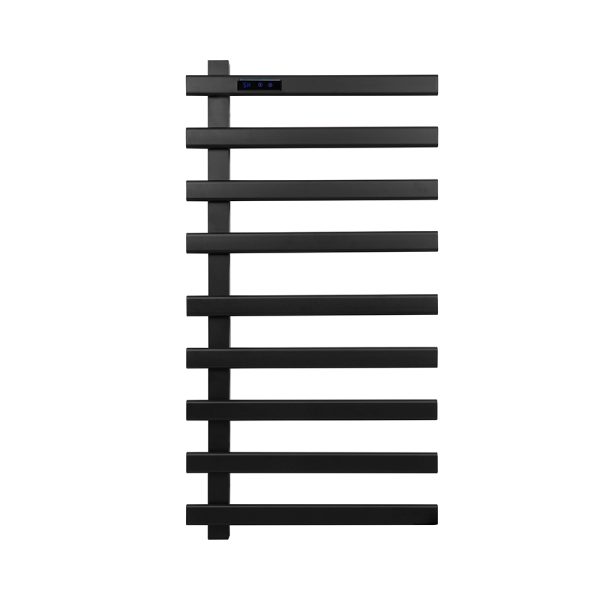 AB312 Large Narrow Heated Towel Rail for Hotel-Style Bathrooms​​ | Horizontal Towel Warmer | 304 Stainless Steel | Wall Mounted
