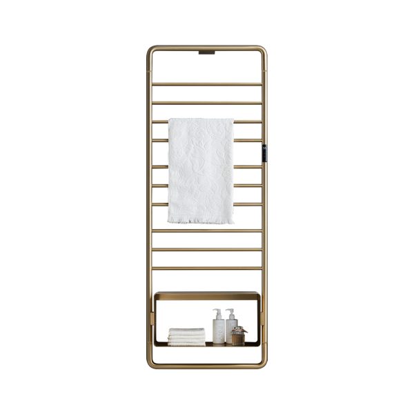 AB321 Wall Mounted Luxury Heated Towel Rail | With Niche Storage | Large Drying | Smart Control | For Hotel&Villa Bathrooms