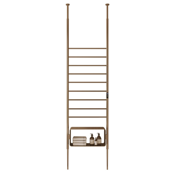 AL601 Floor-To-Ceiling Luxurious Heated Towel Rack |  With Niche Storage | Large Drying Smart Control | For Hotel&Villa Bathrooms