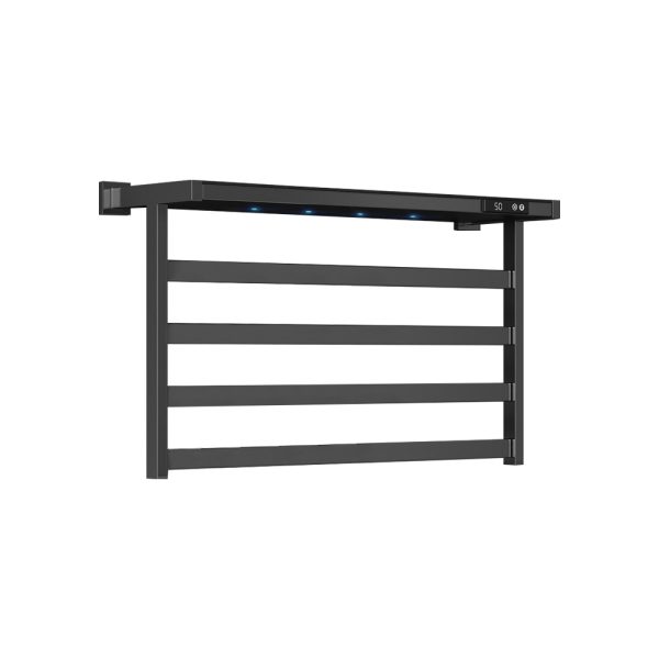 AU202 Space-Saving UV Heated Towel Rail | Ceramic Shelf | Smart Touch Control | UV Sterilization | For Compact Bathroom