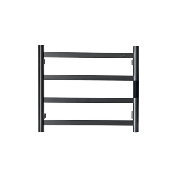 AB330S Narrow Heated Towel Rail for Small Bathrooms | Wall Mounted Heated Towel Drying Rack | Smart Control | Grey&Black&White
